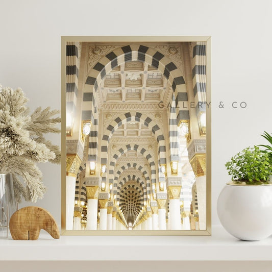 Architecture - Gold Masjid - Poster