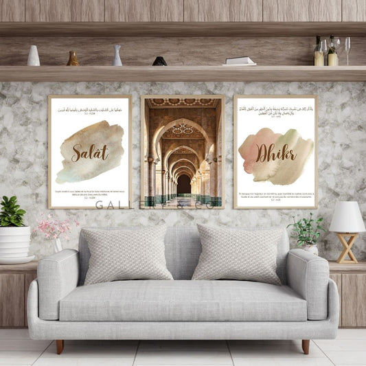 Salon - Duo Rose and Gold - Poster
