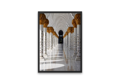 Architecture - Masjid Al nabawi interior - Poster