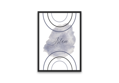 Salon - Trio Grey calligraphy - Poster